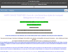 Tablet Screenshot of happy-dance-together.com